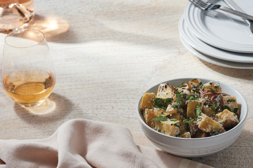 Zesty Roasted Potato Salad with Preserved Lemons