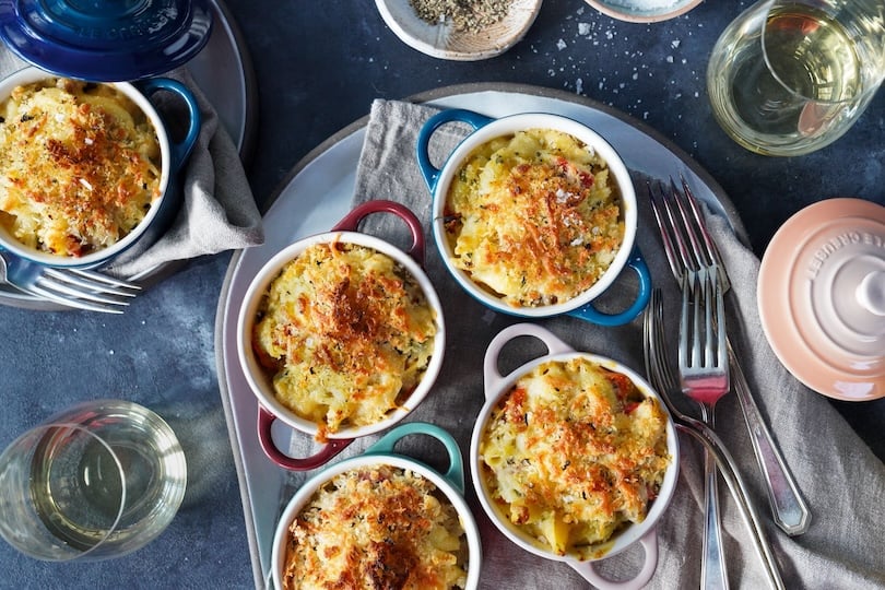 Mac & Cheese with Sausage and Peppers