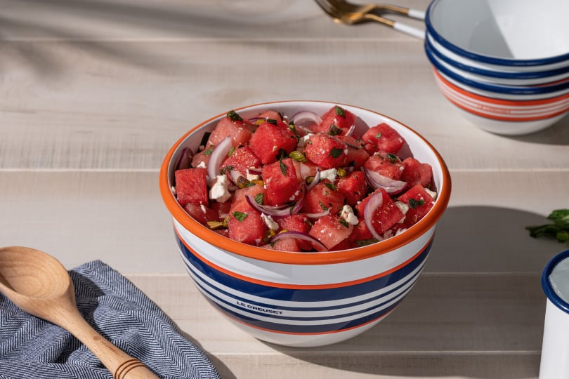 Watermelon, Feta and Mint Salad