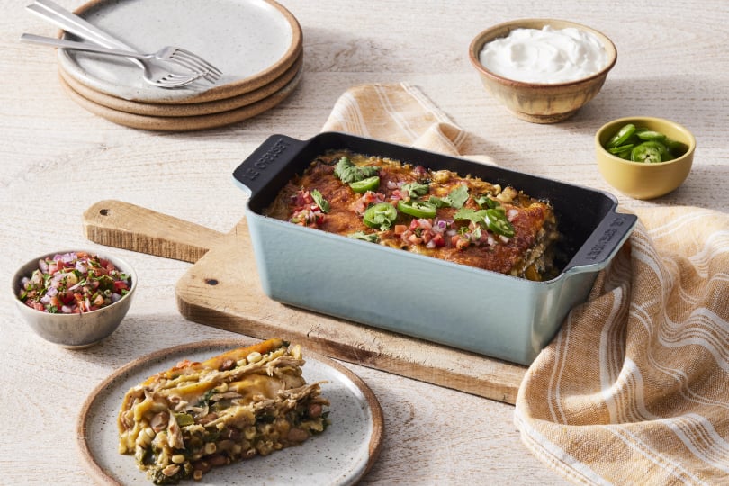 Tomatillo Enchilada Casserole Le Creuset®
