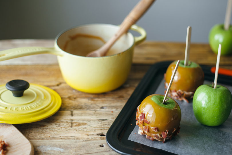 Bacon Caramel Apples