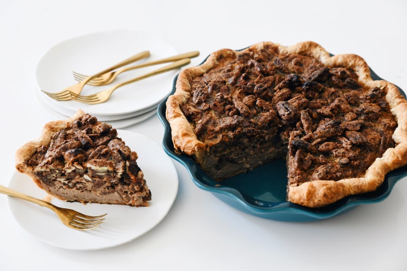 Cinnamon Roasted Pecan Pie