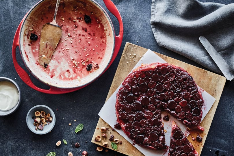 Sour Cherry Tart Tatin