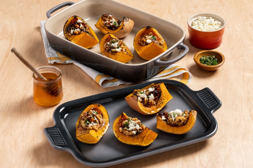 Honey and Thyme Roasted Pumpkin with Feta