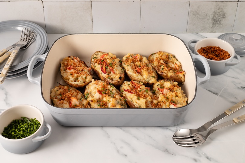 Lobster Thermidor Twice-Baked Potatoes
