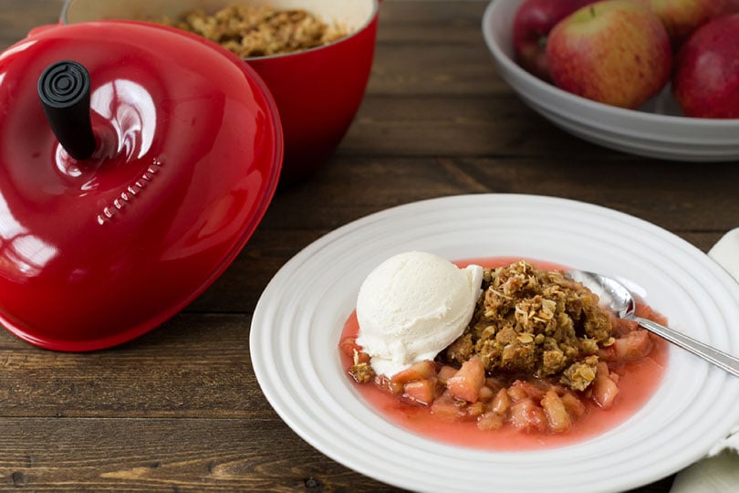 Apple Rhubarb Crisp