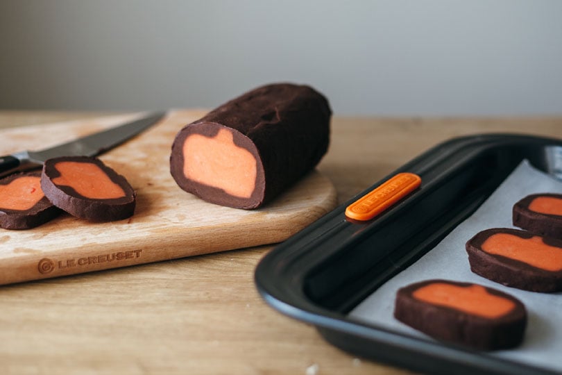 Pumpkin Slice-and-Bake Cookies