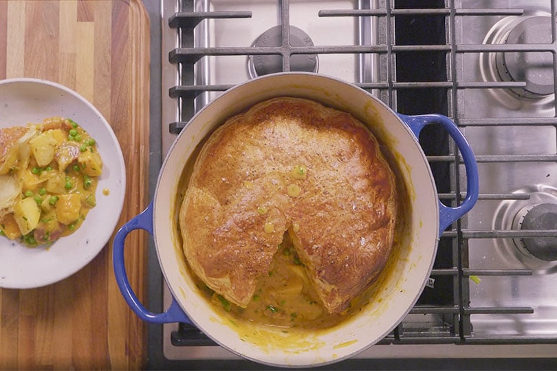 Root Vegetable Pot Pie
