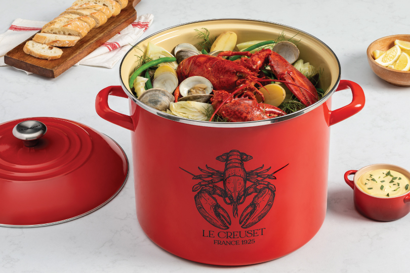Steamed Lobster and Clams with Fennel and Aioli Provencal