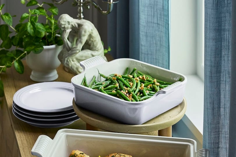 Roasted Haricots Verts with Brown Butter and Hazelnuts