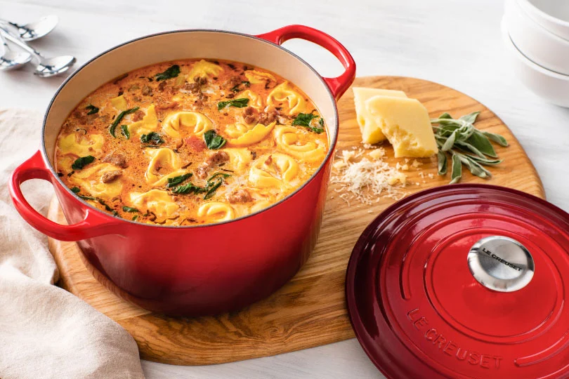 Zesty Tortellini Sausage Soup