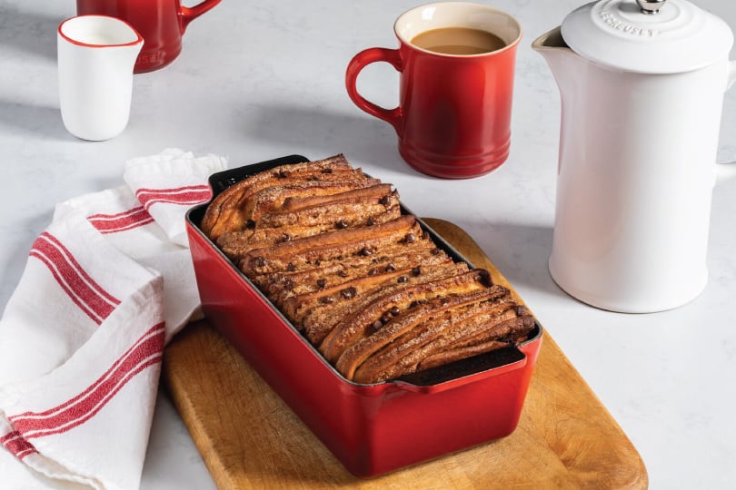Cinnamon Sugar Chocolate Pull-Apart Bread