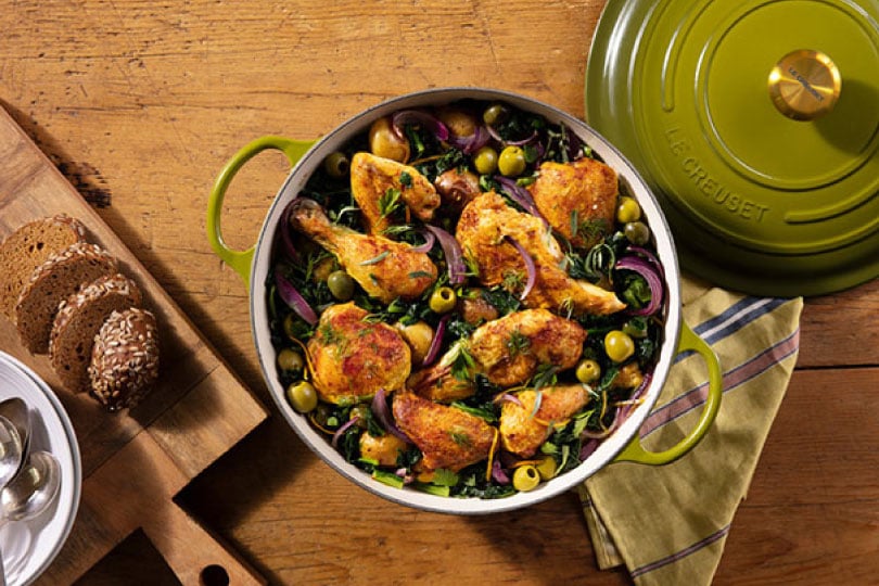 Chicken, Olive and Kale Stew