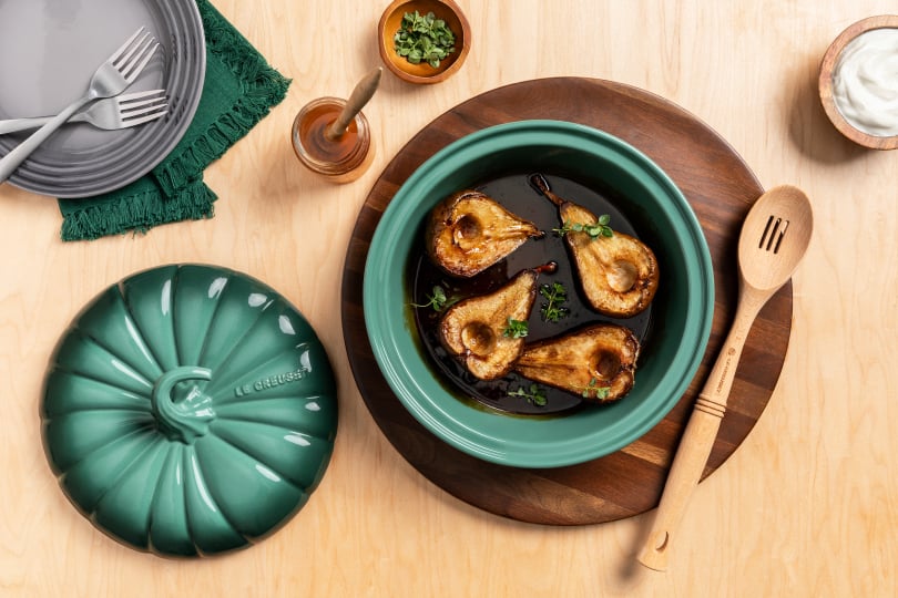 Roasted Honey Balsamic Pears