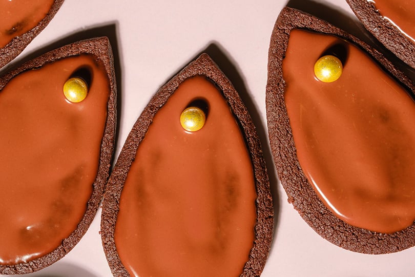 Chocolate Mint Shortbread