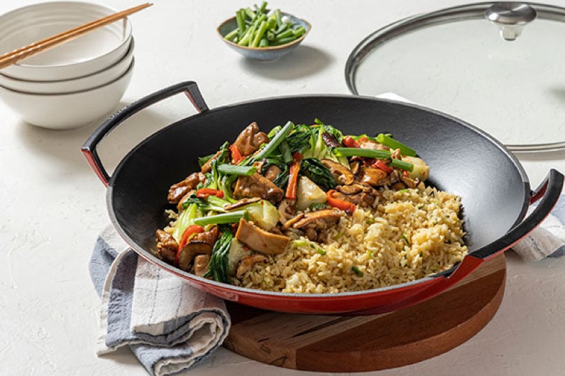 Spicy Chicken with Bok Choy Stir-fry