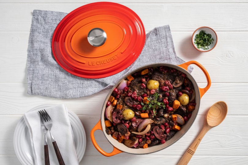 Cranberry Mushroom Pot Roast