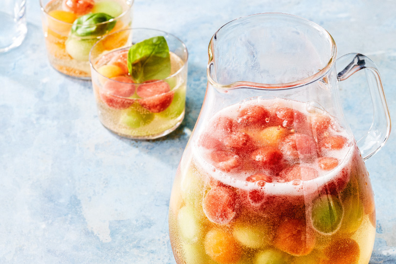  Fruit & Tea Infusion Water Pitcher - Free Ice Ball