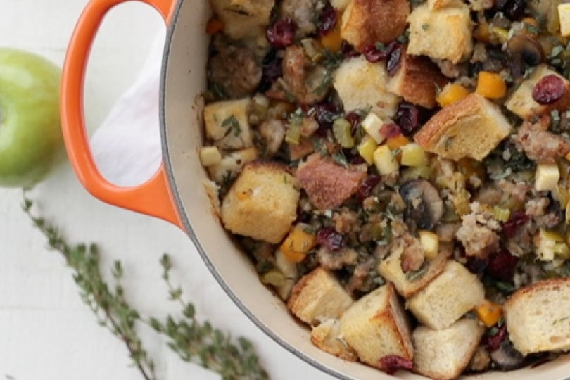 Sourdough and Sausage Stuffing