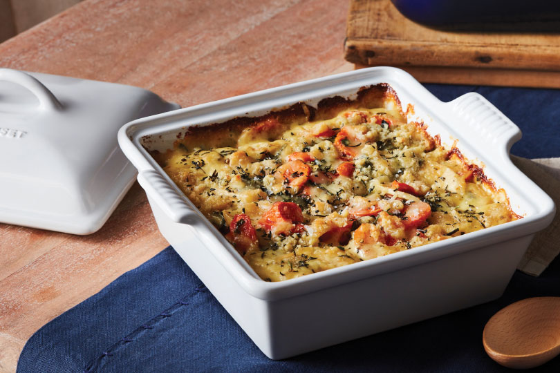Parsnip and Carrot Gratin