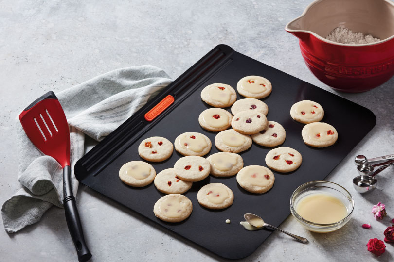 Cardamom Sugar Cookies with Spiced Orange Glaze