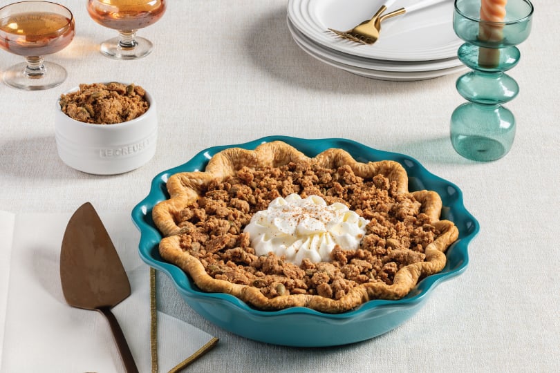 Buttermilk Pumpkin Streusel Pie