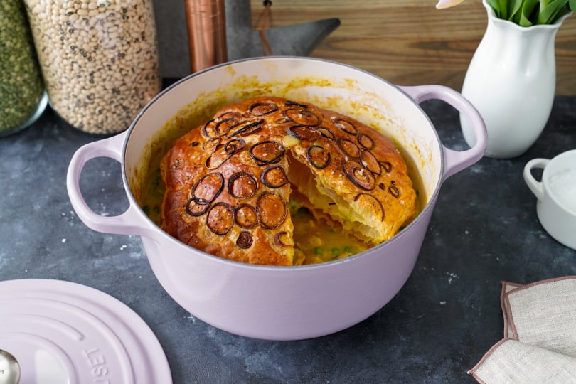 Thai-Inspired Chicken “Pot Pie”