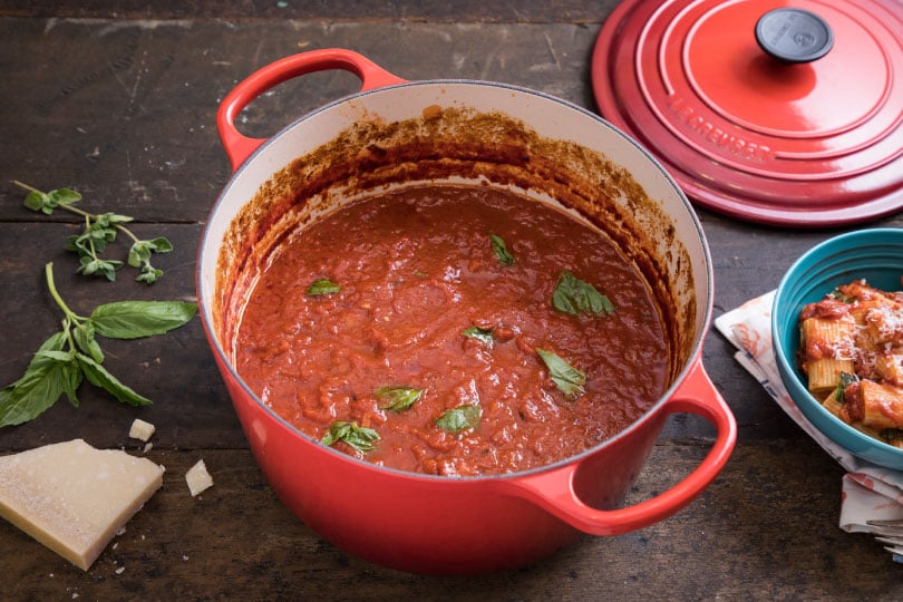 Slow-Cooked Tomato Sauce