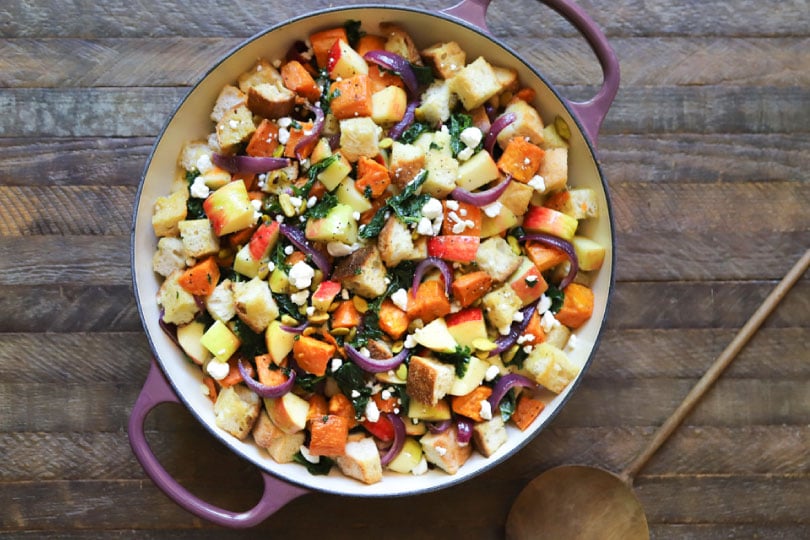 Fall Panzanella Salad