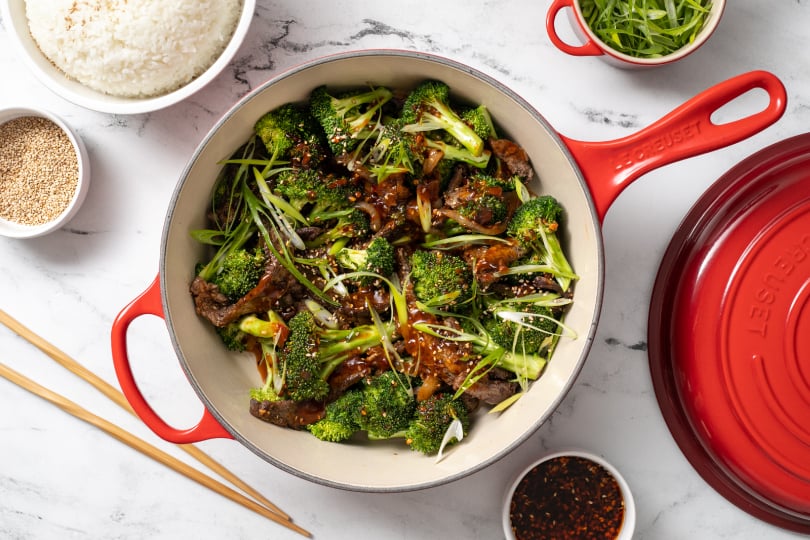 Hot Honey Beef and Broccoli
