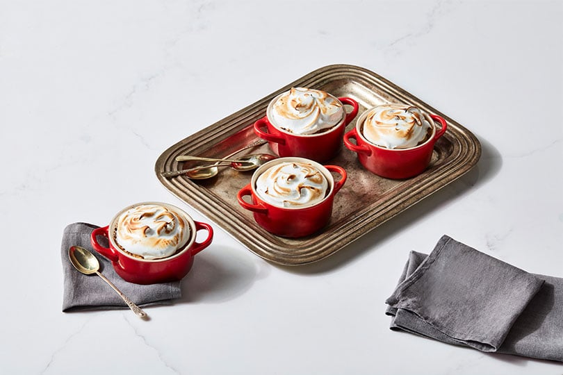 Mini Lemon Ginger Meringue Pies